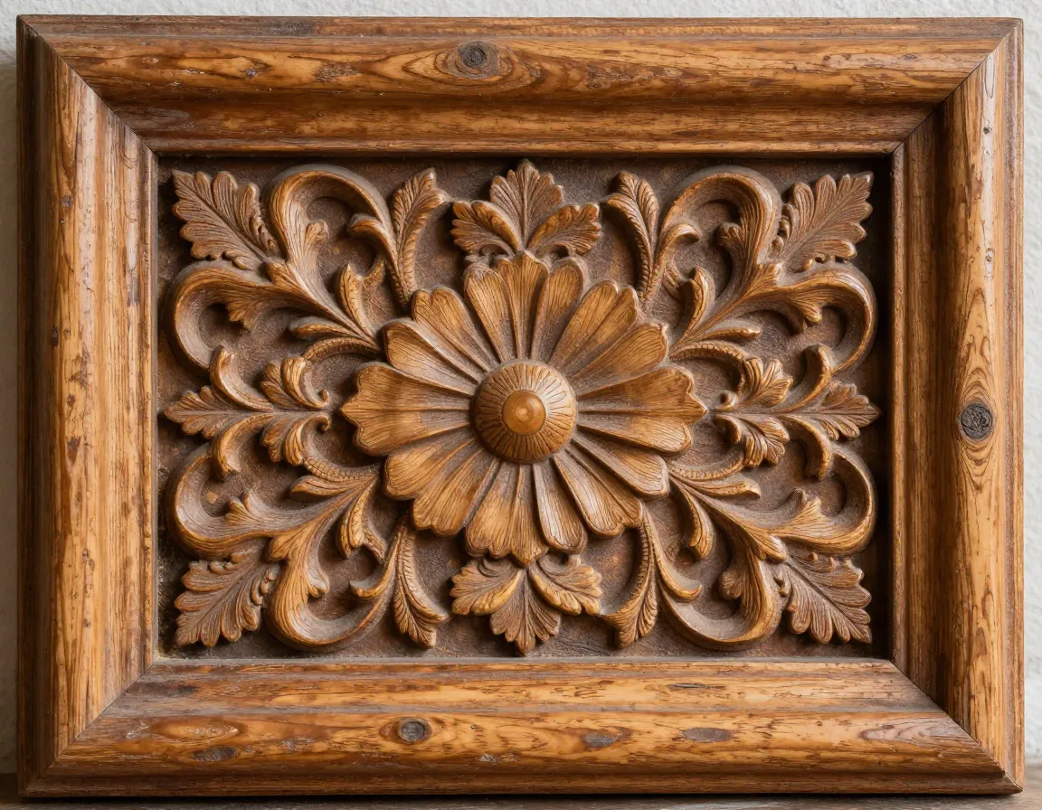 Carved Wooden Frame